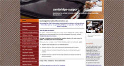 Desktop Screenshot of cambridge-support.co.za